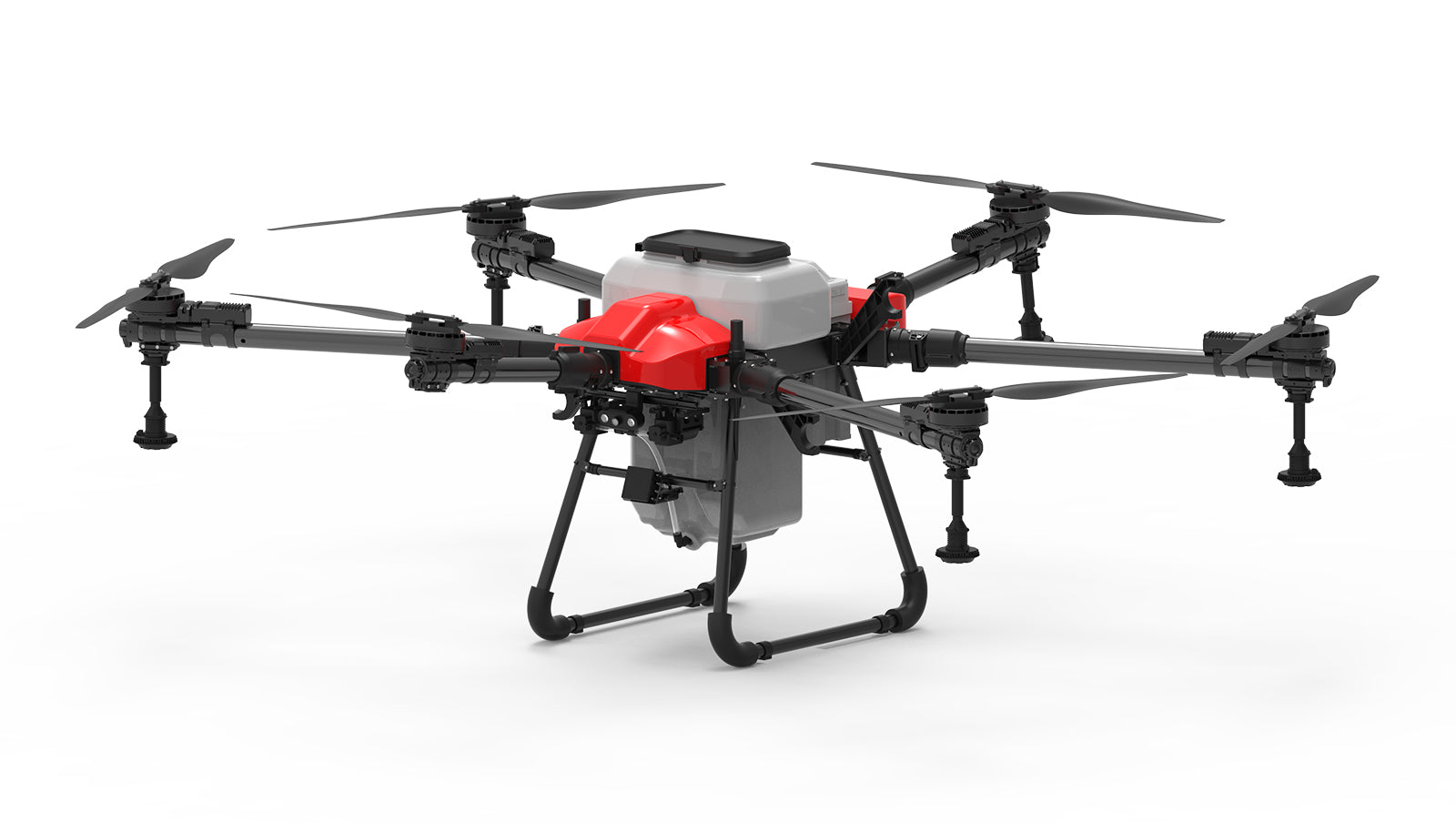 The drone provides up to 20 minutes of no-load hovering and 7 minutes of full-loom hovering for extended operation.