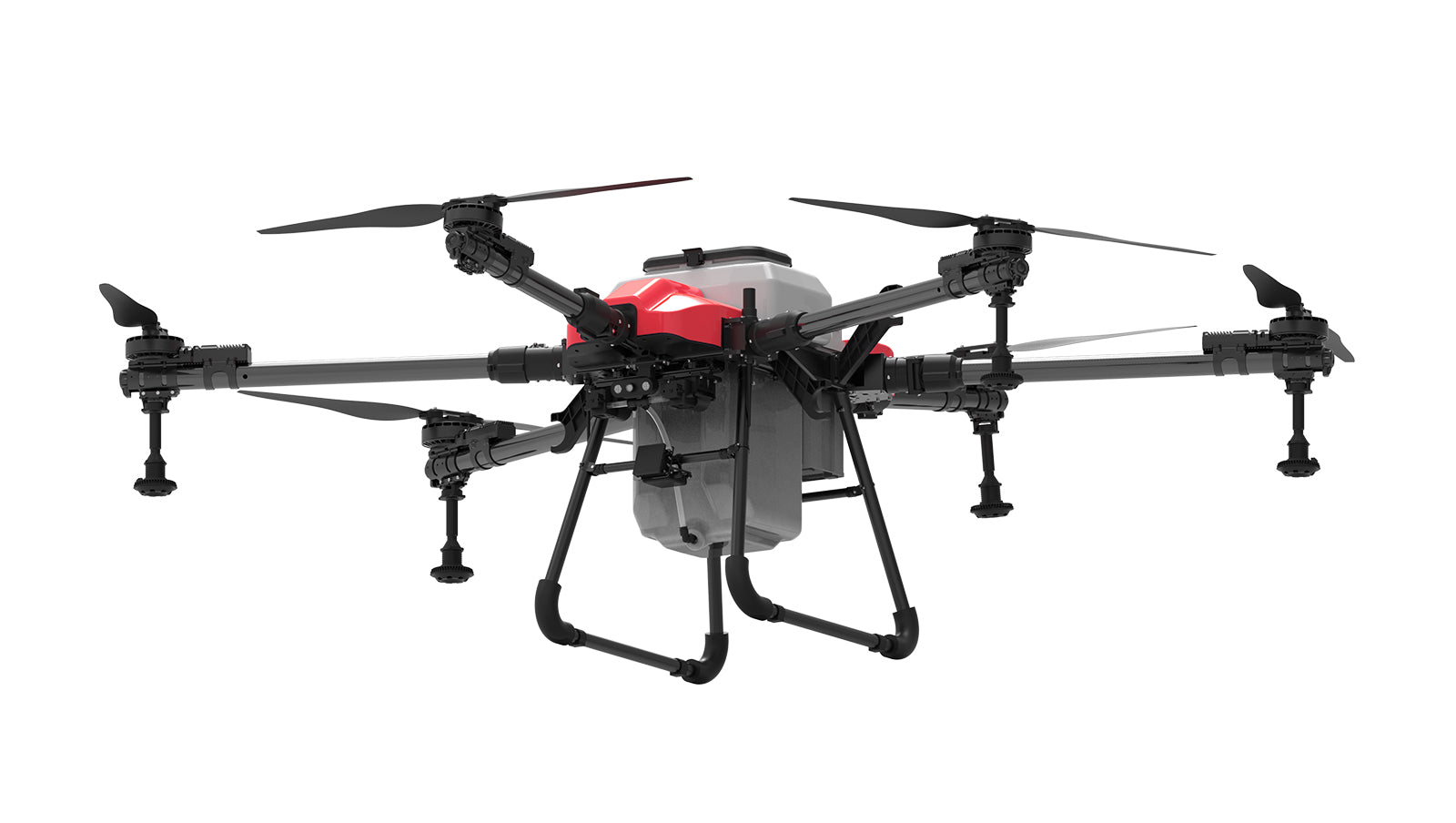 The drone provides extended hover time, offering up to 20 minutes of no-load and 7 minutes of full-load hovering.