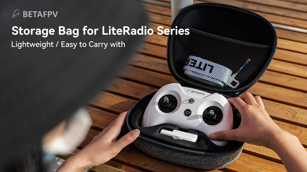 BETAFPV LiteRadio 3/2 SE Radio Transmitter, BETAFPV Storage Bag for LiteRadio Series Lightweight to Carry with Easy au