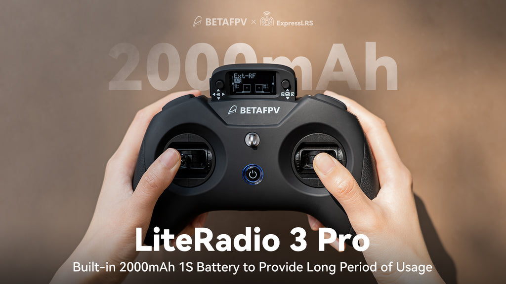 BETAFPV LiteRadio 3 PRO. axpressLrs 200 Ext-RF QAh REb BET