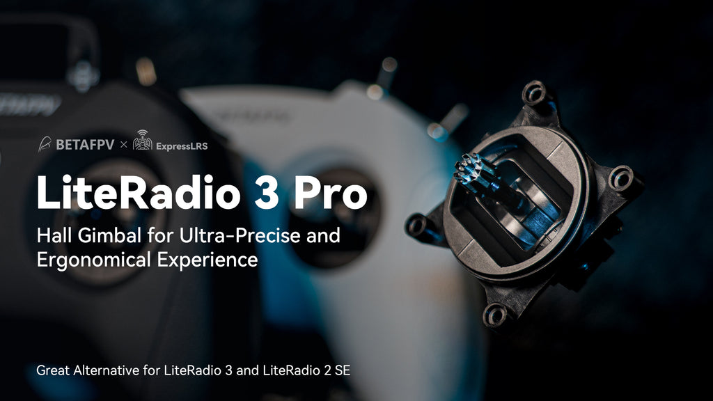 BETAFPV LiteRadio 3 PRO. ExpressLRS LiteRadio 3 Pro Hall Gimbal for Ultra-Precise