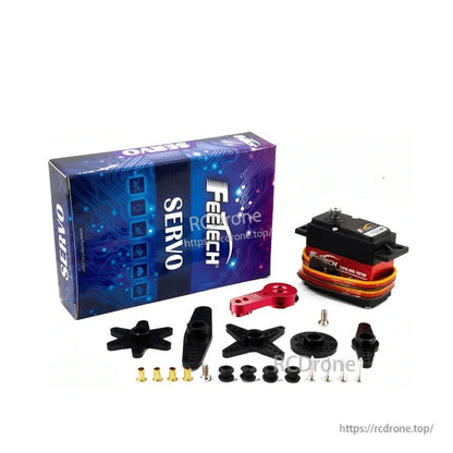 FEETECH FI7622M Servo Motor, 7.4V 25kg.cm Digital 180° Coreless, Metal Gear, Ball Bearings, PA+Alumi num Case
