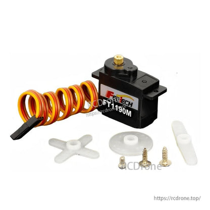 FEETECH FT1190M Servo Motor, Coreless Digital, 200° Travel, Metal Gear, 3.5kg.cm @6V, 20T/3.95mm Spline