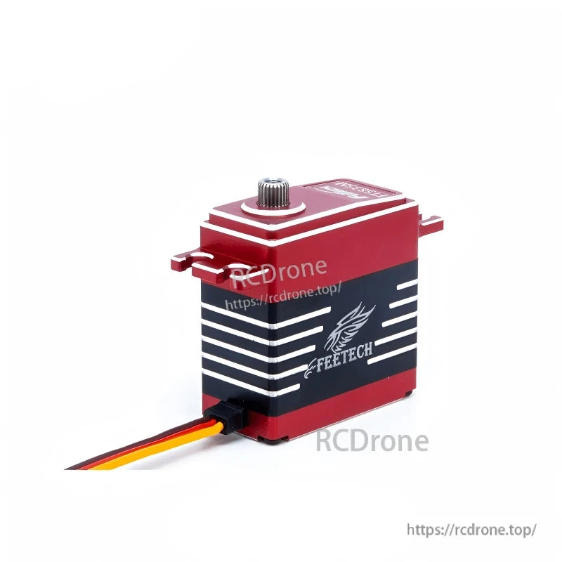 FEETECH FT58 Series Servo, FEETECH FT58 servo motor features steel gears, 180° rotation, 25–35.5kg.cm torque, and operates on 4.8–8.4V, ideal for high-performance robotic applications.