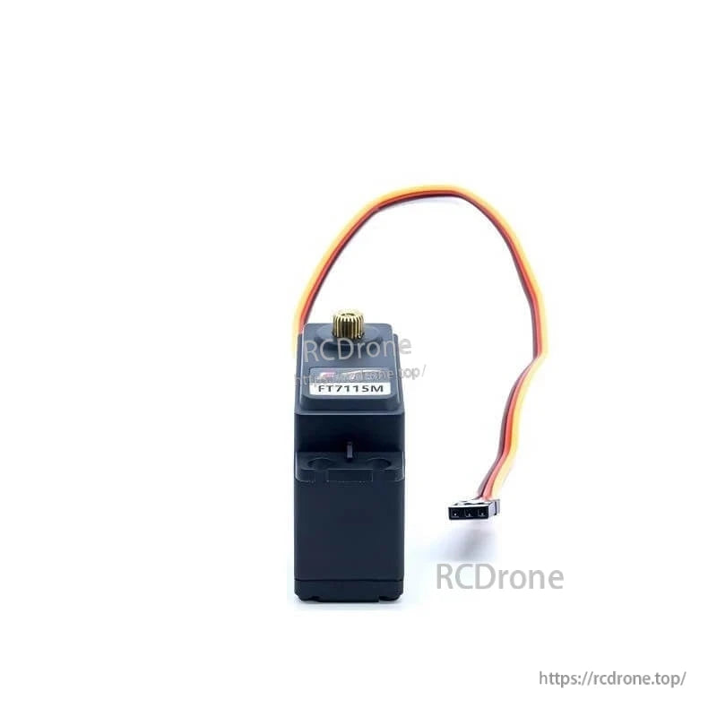 FEETECH FT7115M Servo, FEETECH FT7115M servo: 15kg torque, 19.5kg·cm peak, 180° digital PWM, copper gear, operates at 4–8.4V, optimized for 7.4V.