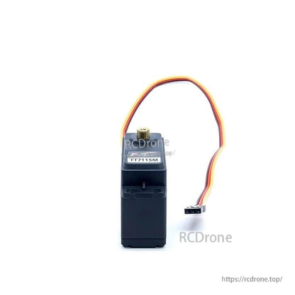 FEETECH FT7115M Servo, FEETECH FT7115M servo: 15kg torque, 19.5kg·cm peak, 180° digital PWM, copper gear, operates at 4–8.4V, optimized for 7.4V.