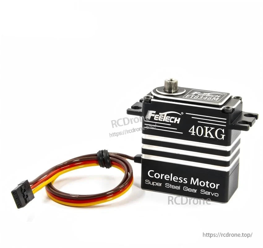 FEETECH FT83 Series Servo, High-torque FEETECH servo with coreless motor, super steel gears, operates at 6V–8.4V, ideal for demanding RC applications requiring durability and precision.