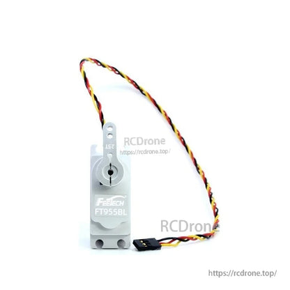 FEETECH FT955BL Servo, FEETECH FT955BL: 8.4V brushless servo with 50kg.cm torque, steel gears, and aluminum case for high-performance applications.