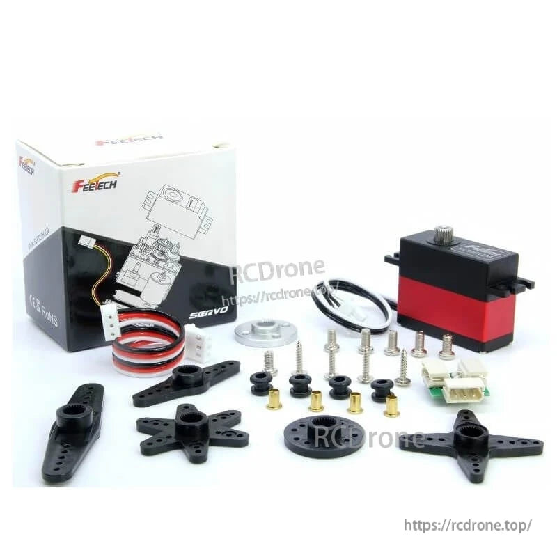 FEETECH HL-3612-C001 TTL Serial Bus Servo, FEETECH HL-3612-C001: 6V metal-gear servo, 12kg torque, 360° control, 15kg.cm at 7.4V, high-performance for drones and robotics.