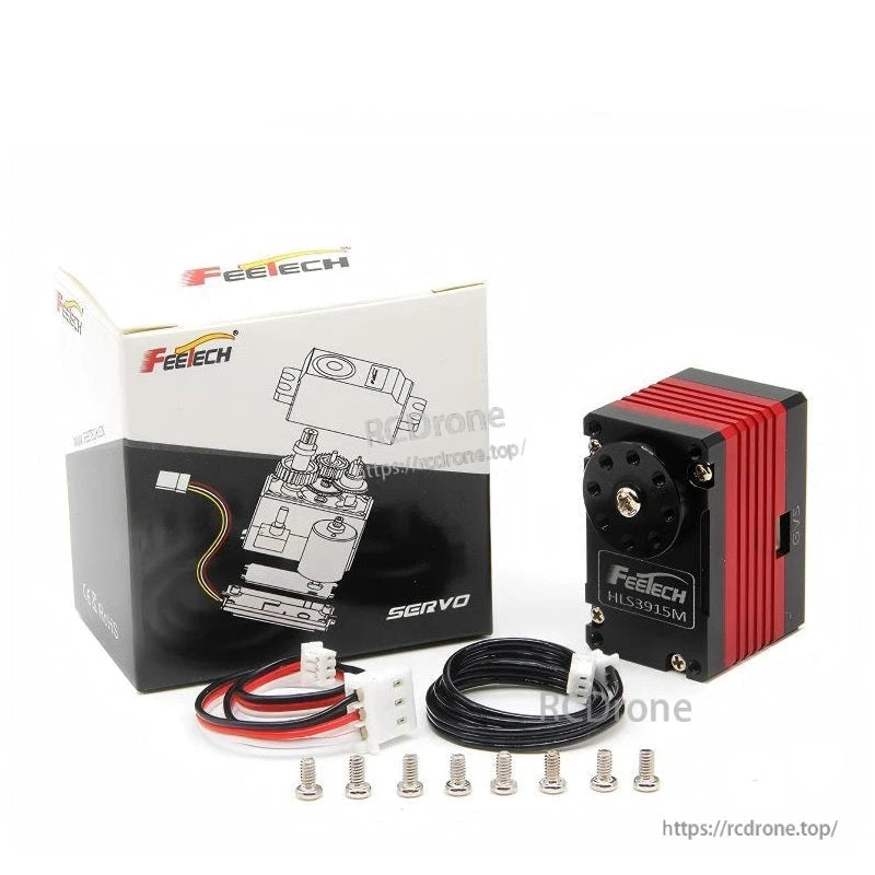 FEETECH HL-3915 Servo, FEETECH HLS3915M is a 12V coreless metal gear servo with TTL serial bus, 0–360° rotation, and PID control for precise positioning.