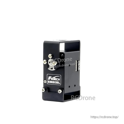 FEETECH SM80BL Servo, FEETECH SM80BL brushless servo features steel gears, aluminum case, and operates on 12V/24V for high-performance applications.