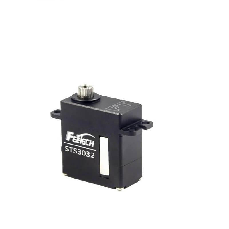 FEETECH STS3032 Servo motor main view with metal output spline and mounting tabs