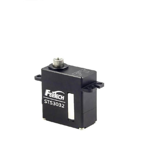 FEETECH STS3032 Servo motor main view with metal output spline and mounting tabs