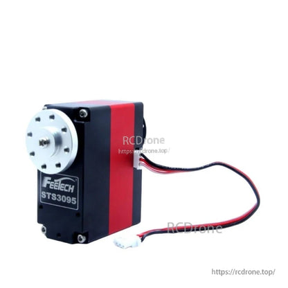 FEETECH STS3095 Servo, FEETECH STS3095 is a high-torque 95kg.cm servo motor with dual shafts, aluminum case, operating at 7.4V/12V for robust performance in demanding applications.