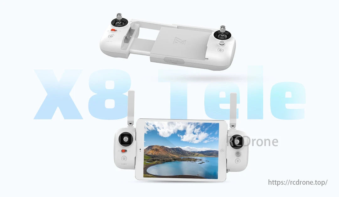 FIMI X8 Tele Max 4K 60FPS Camera Drone, Ensures stable and clear image transmission with up to 20km range and 120ms latency for immersive experiences.