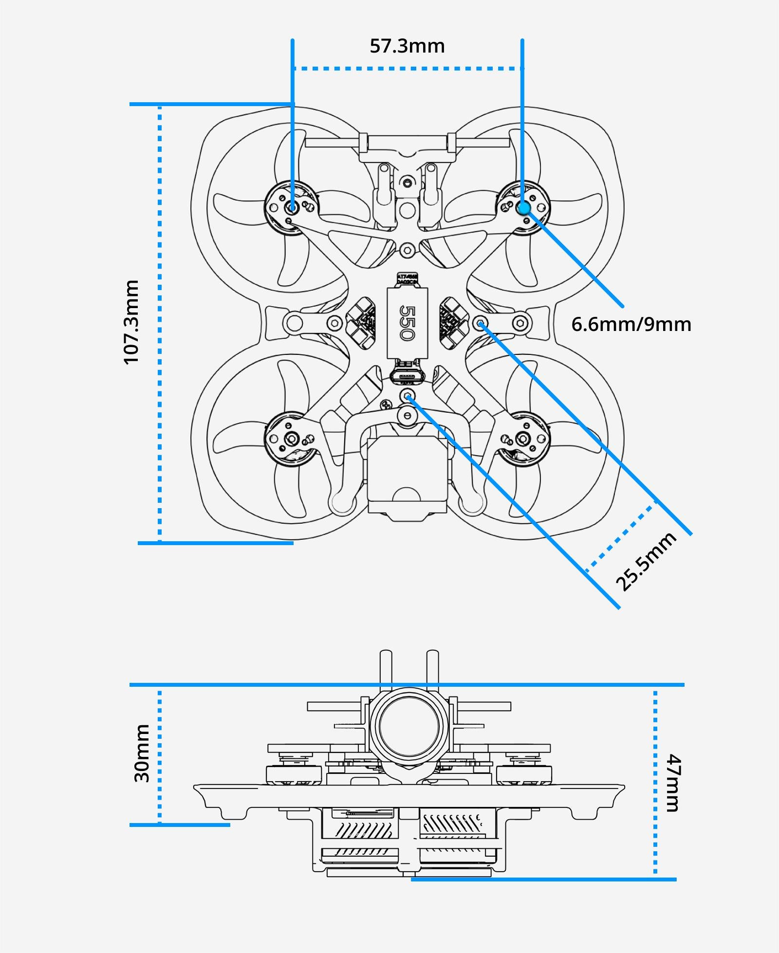 Unique gimbal design enables high-quality 4K video recording without jelly effects.