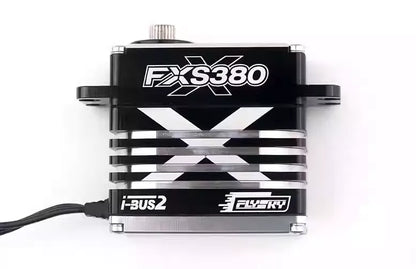 FLYSFY FXS380 i-BUS2 Waterproof Servo Motor, Brushless, 6V–8.4V, 29–38Kg·cm Torque, Metal Alloy Gears (PP67) for RC Crawler/Boat
