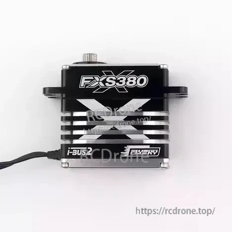 FLYSFY FXS380 i-BUS2 Waterproof Servo, Waterproof FLYSKY FXS380 servo with 29–38kg·cm torque, metal gears, 6V–8.4V compatibility, ideal for RC crawlers and boats.