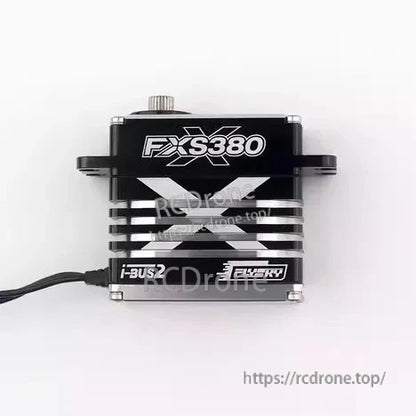 FLYSFY FXS380 i-BUS2 Waterproof Servo, Waterproof FLYSKY FXS380 servo with 29–38kg·cm torque, metal gears, 6V–8.4V compatibility, ideal for RC crawlers and boats.