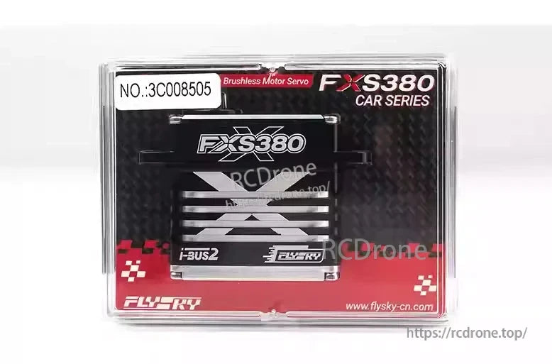 FLYSFY FXS380 i-BUS2 Waterproof Servo, The FlySky FXS-380 motor servo has high-torque and smooth performance, suitable for cars.