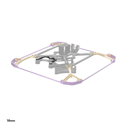 Flytimes 85 Frame Parts Collection Flywoo O4 Air Unit Cooling CNC Kit for Flybee \ Flylens \ Flytimes