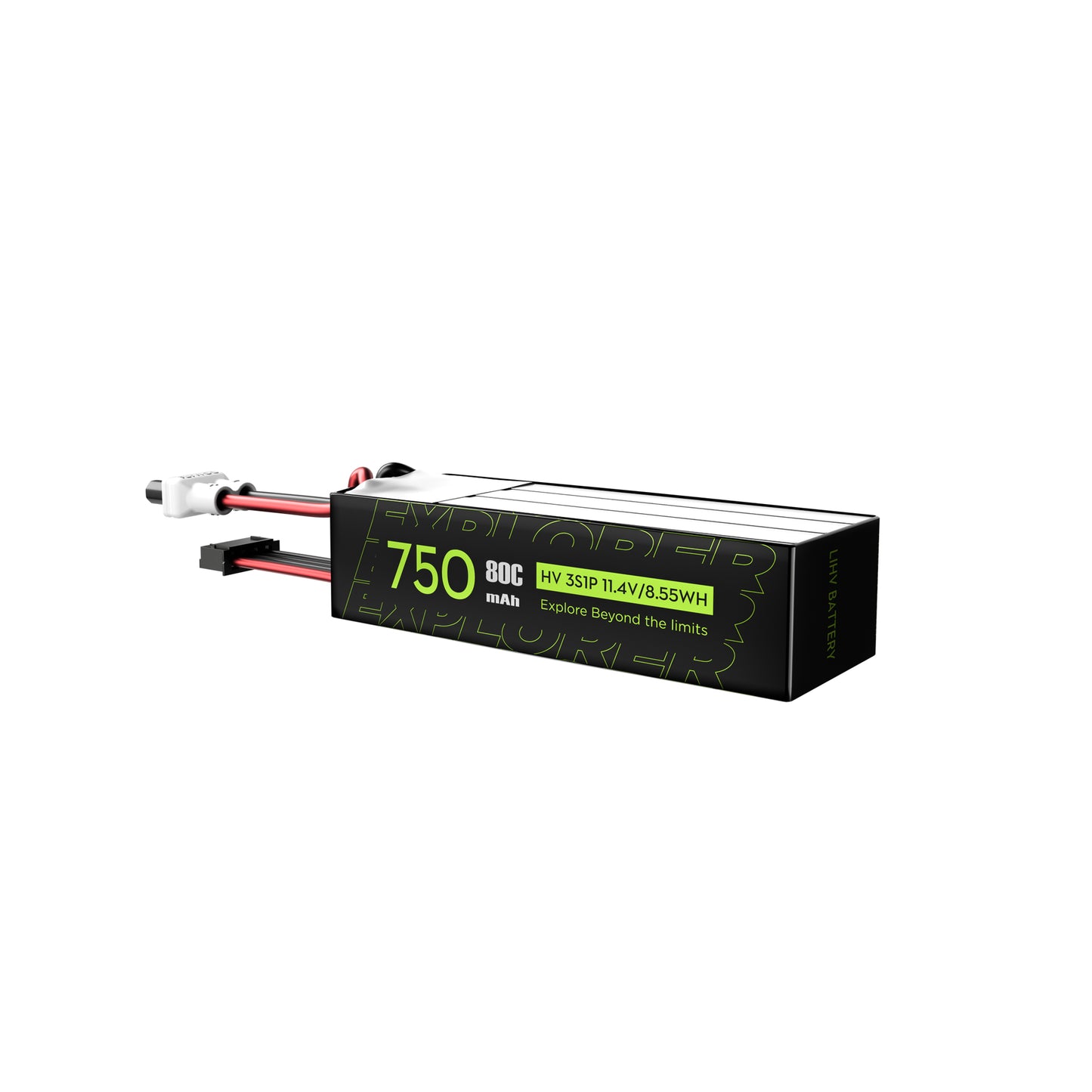 2PCS Flywoo Explorer 750mAh LiHV 3S 80C Battery （Flywoo XT30UP）