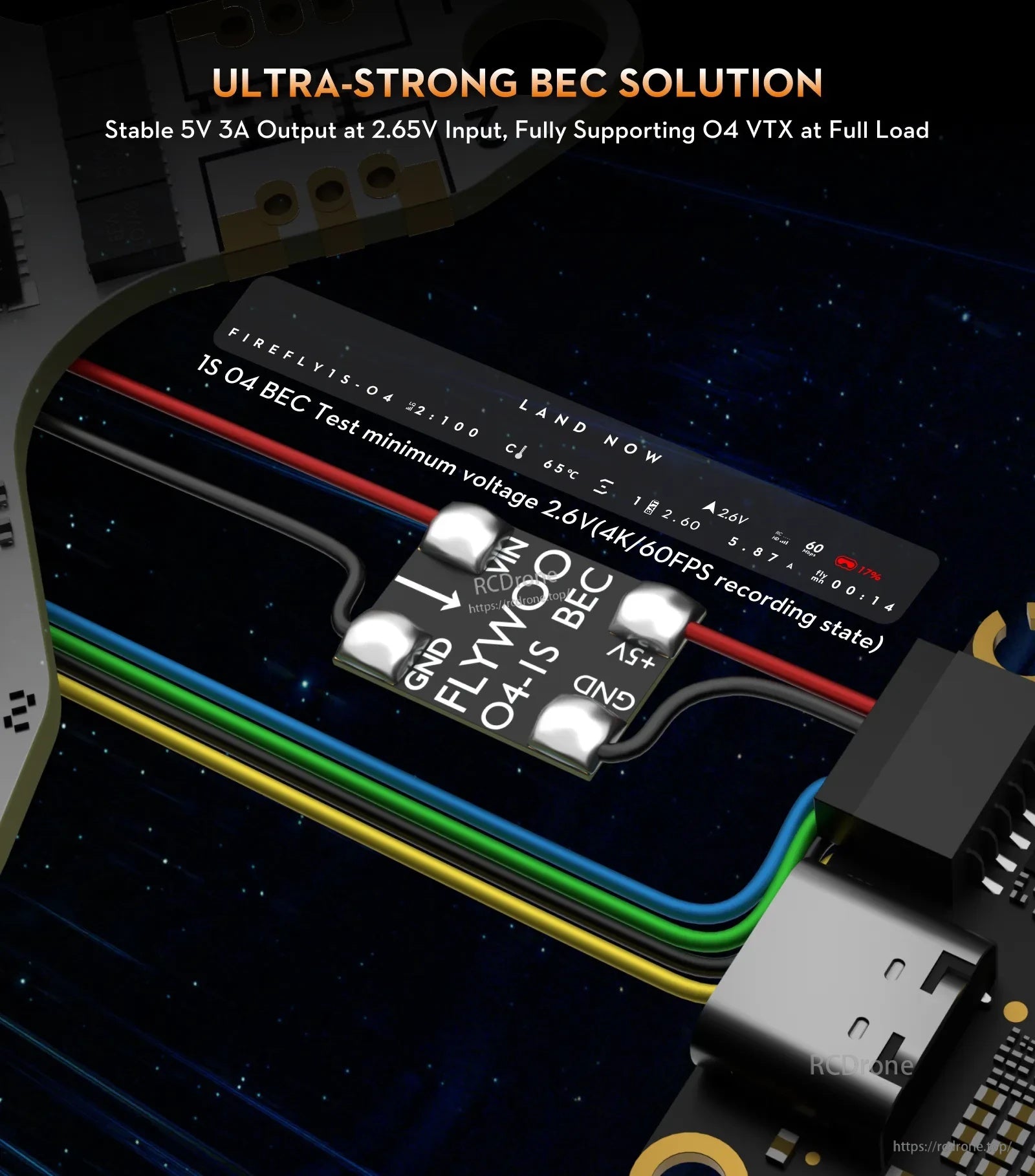 FLYWOO O4 1S 5V BEC Module