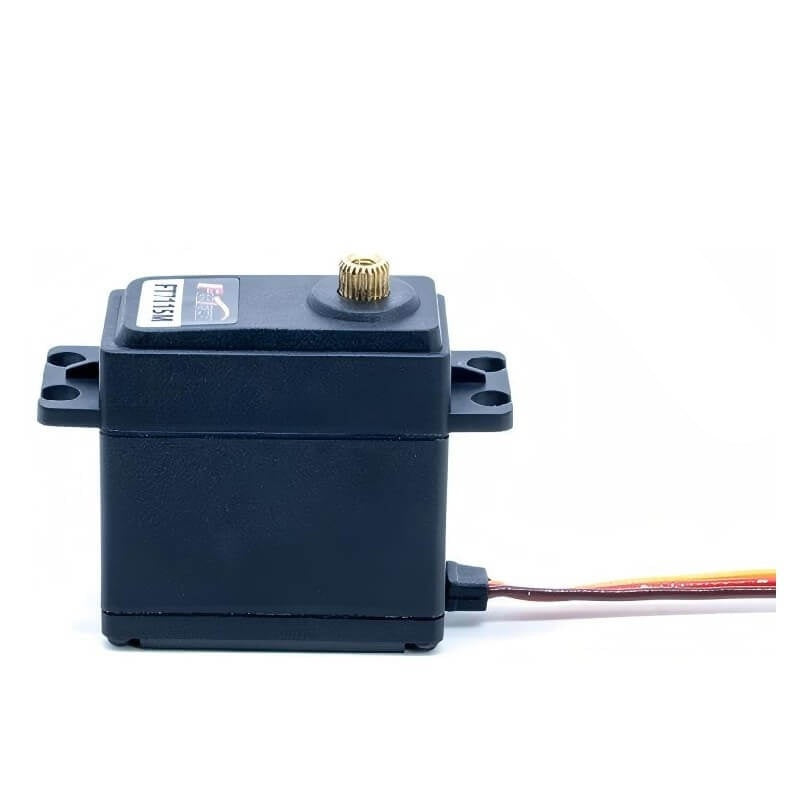 FEETECH FT7115M Servo Motor, 7.4V 15KG 180° Copper Gear, Digital PWM, 19.5kg·cm Peak Torque, 4–8.4V