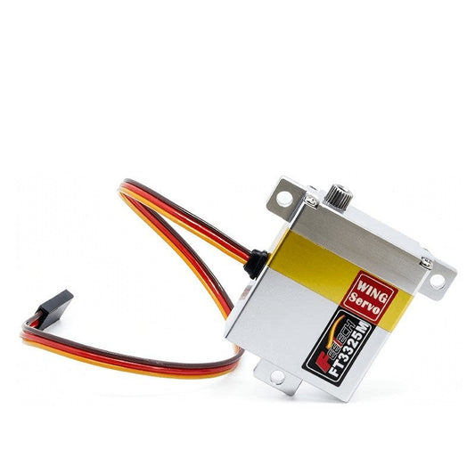 FEETECH FT3325M Servo Motor, 250° Digital PWM, 6–8.4V, Metal Gear, 9.5kg.cm @8.4V, Ball Bearings, Aluminum Case