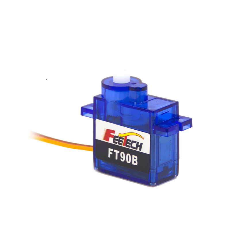 FEETECH FT90B Servo Motor, 6V Digital, 1.5kg.cm Stall Torque, 180° Limit Angle, 3–6V, Plastic Gears, JR 250mm Wire