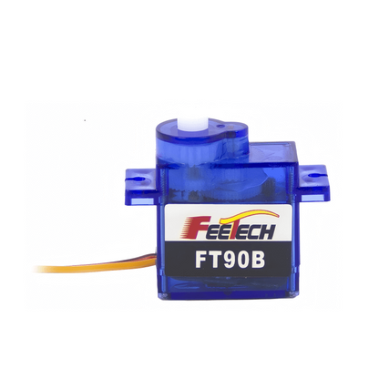 FEETECH FT90B Servo Motor, 6V Digital, 1.5kg.cm Stall Torque, 180° Limit Angle, 3–6V, Plastic Gears, JR 250mm Wire