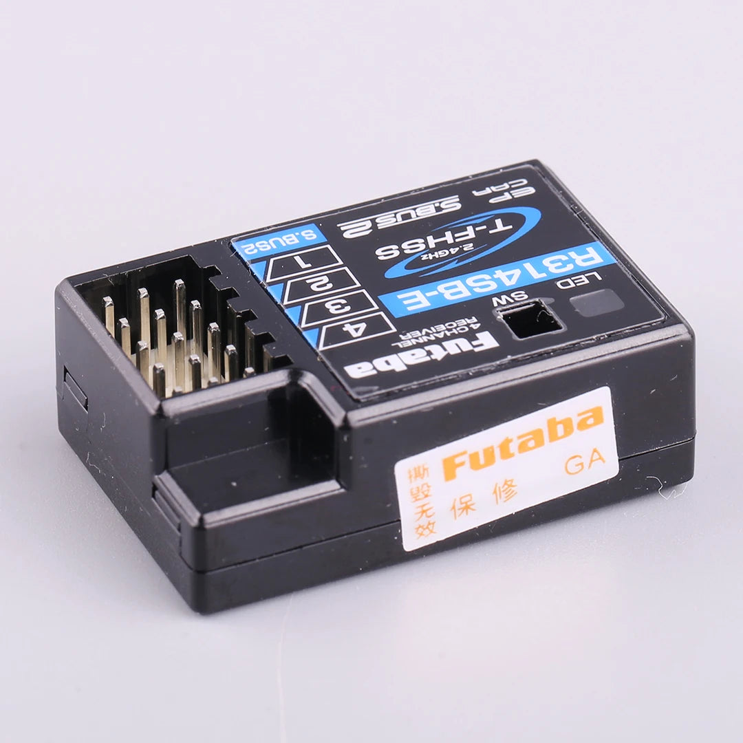 Futaba R314SB Receiver, Futaba R314SB/R314SB-E receiver offers reliable performance and easy setup for 4-channel applications.