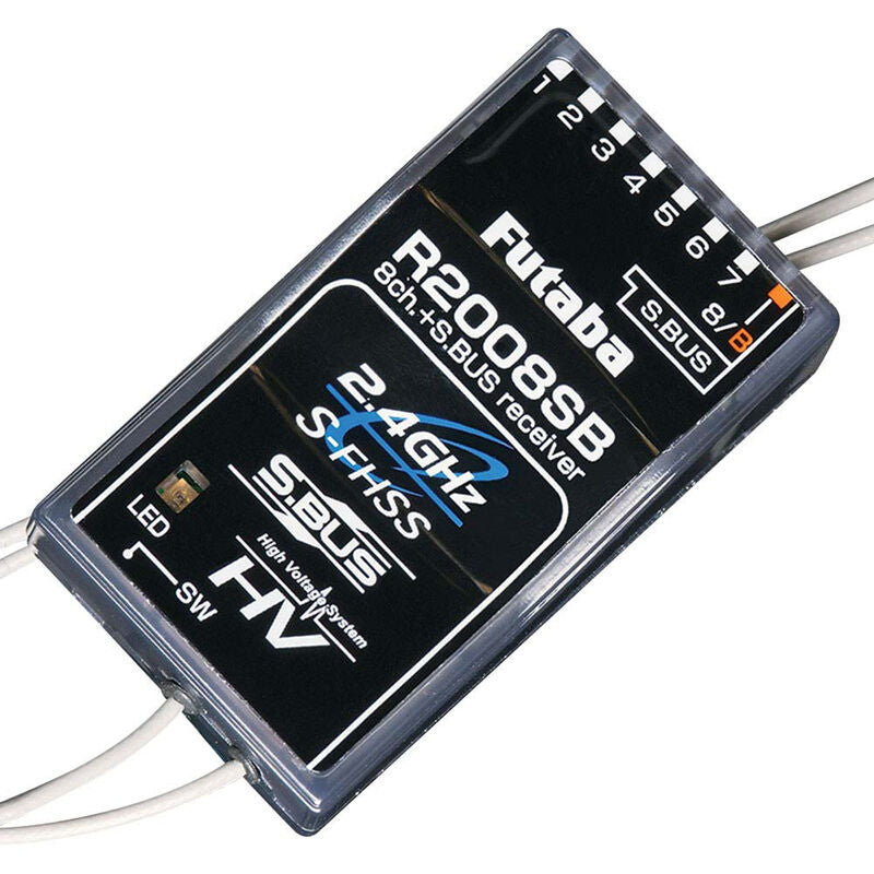 Futaba R2008SB S-FHSS System 8-Channel + S.Bus Receiver for Airplane Helicopter
