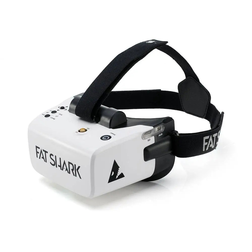 Fat Shark Scout FPV Goggles with 50° FOV, DVR, Diversity RX, Built-in Battery for Analog 5.8GHz FPV