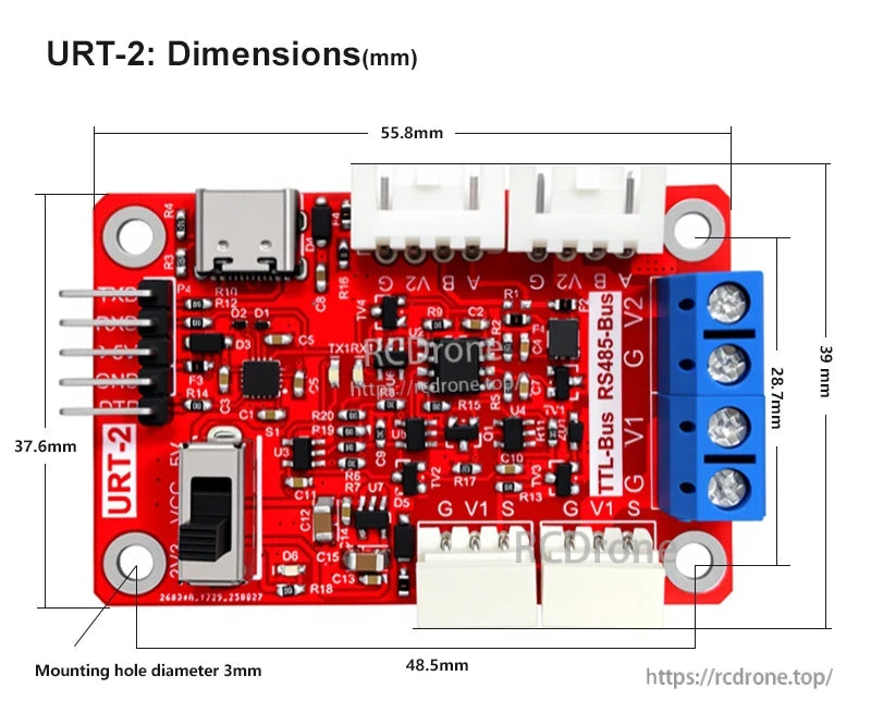 Feetech FE-URT-2 USB to TTL, 485 bus programmer for Servo Debug