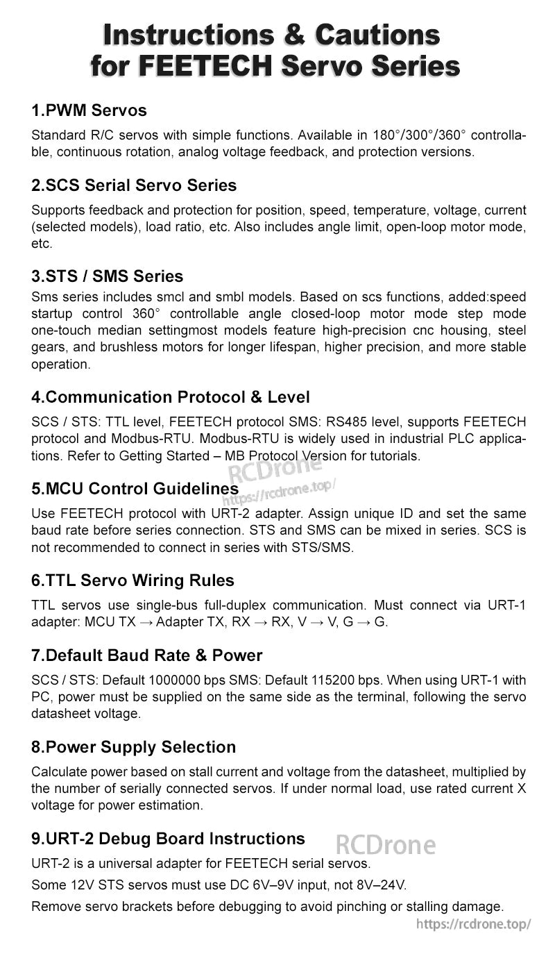Feetech FE-URT-2 USB to TTL, 485 bus programmer for Servo Debug