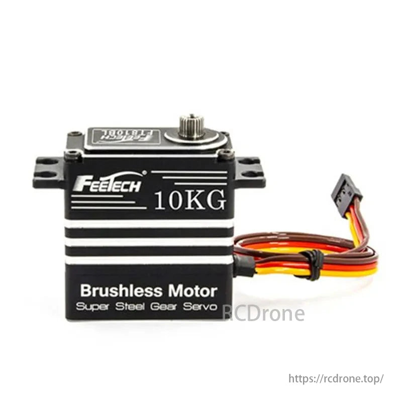 Feetech FT810BL - 7.4V 10kg 180도 고토크 풀 메탈 쉘 스틸 기어 PWM rc 자동차용 디지털 브러시리스 서보