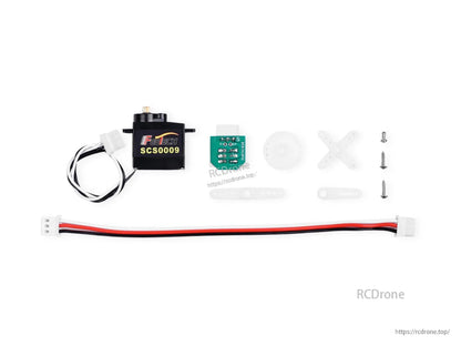 Feetech SCS0009 Servo, Feetech SCS0009 is a 6V TTL serial servo with metal gearbox, 2.3kg.cm torque, and 10-bit encoder for precise control.