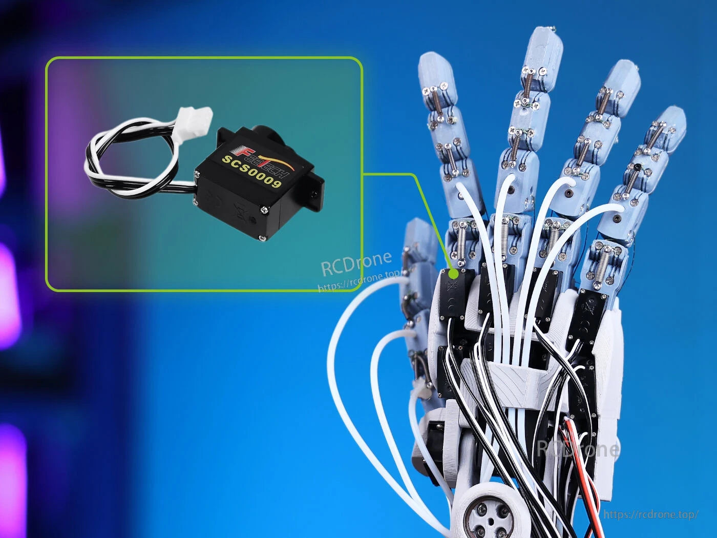 Feetech SCS0009 Servo, Feetech SCS0009 is a 6V TTL serial servo with 2.3 kg.cm torque, 1:416 gearbox, and 10-bit encoder for precise control.