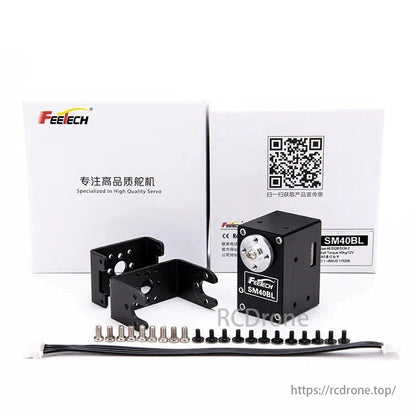 Feetech SM40BL - 12 В 40 кг ШИННЫЙ сервопривод для решений по автоматизации складских мобильных роботов Сервопривод автоматизации AGV