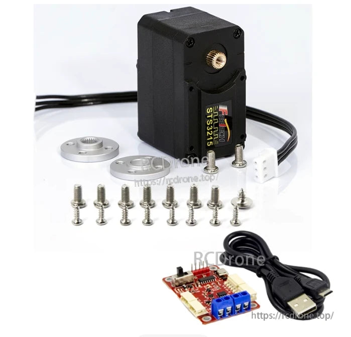 Feetech STS3215 C018 Servo Motor, 12V 30 kg.cm High Torque, for WowRobo SO-ARM100/101 Robotic Arm Kits
