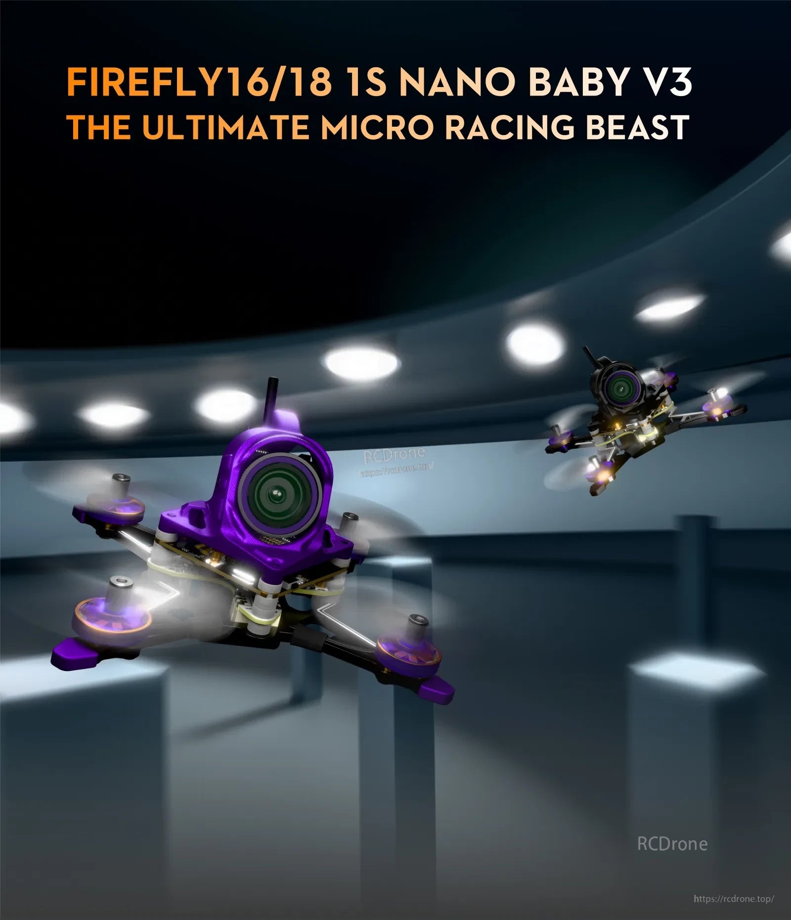 Firefly 16 / 18 1S Nano Baby V3 Walksnail Tiny Drone