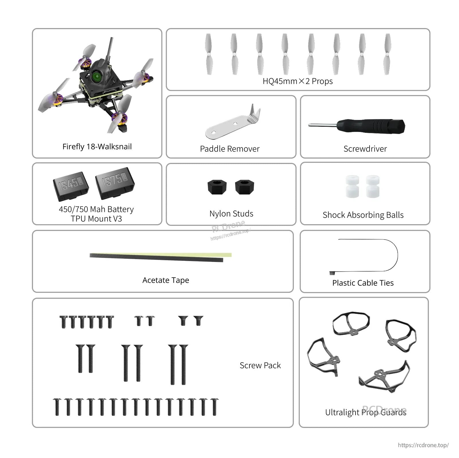 Firefly 16 / 18 1S Nano Baby V3 Walksnail Tiny Drone