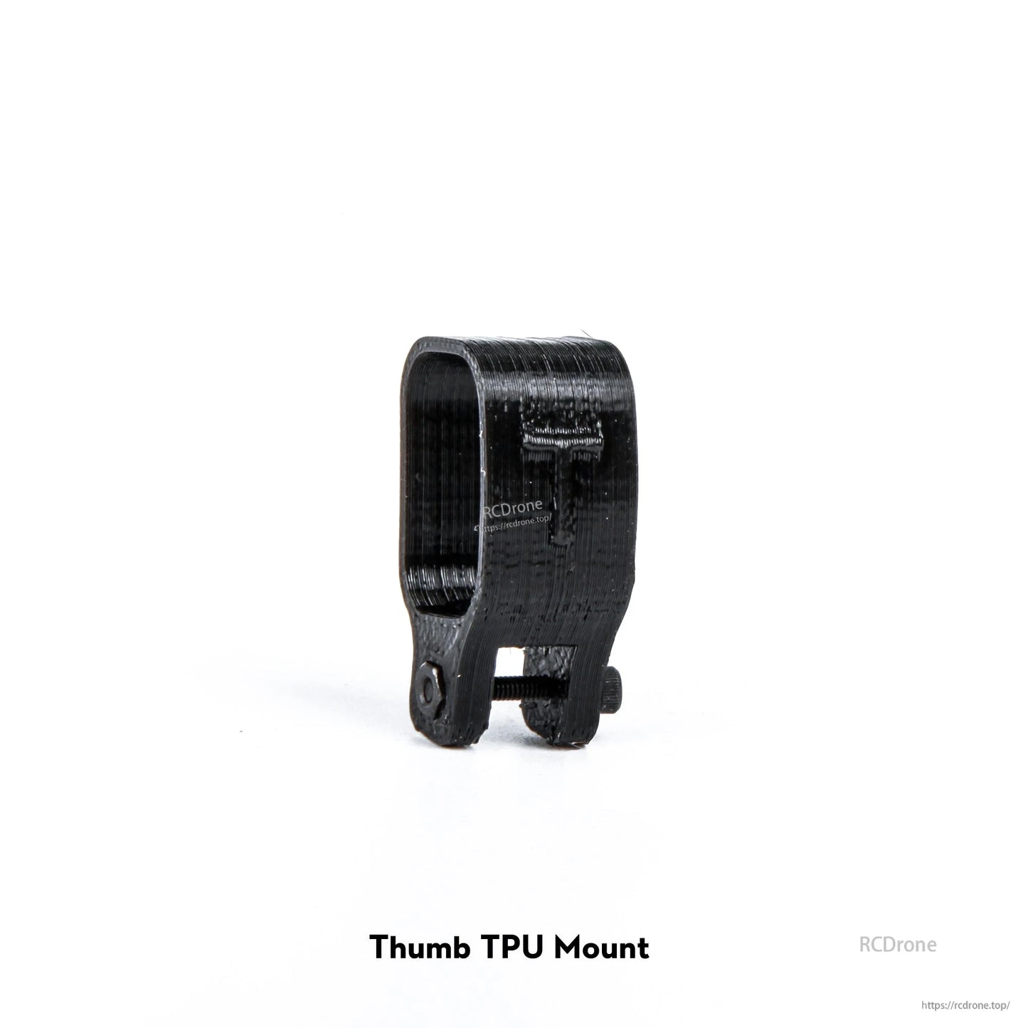 Firefly 2S Nano Baby 20 TPU Camera Mount, Black TPU camera mount bracket for Firefly 2S Nano Baby 20, flexible clip-style frame with screw holes