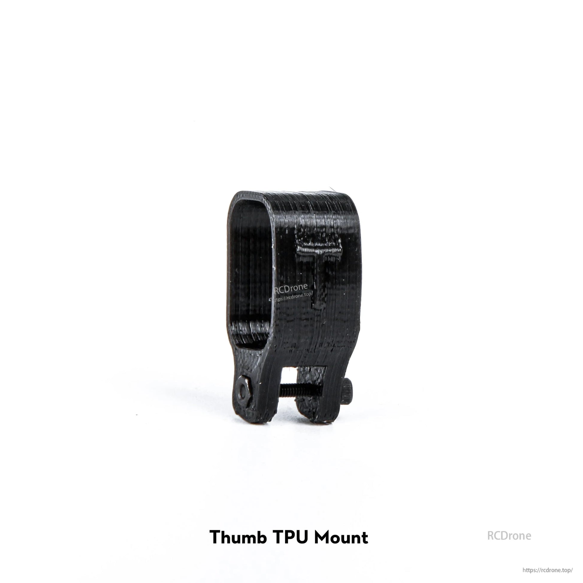 Firefly 2S Nano Baby 20 TPU Camera Mount, Black TPU camera mount bracket for Firefly 2S Nano Baby 20, flexible clip-style frame with screw holes