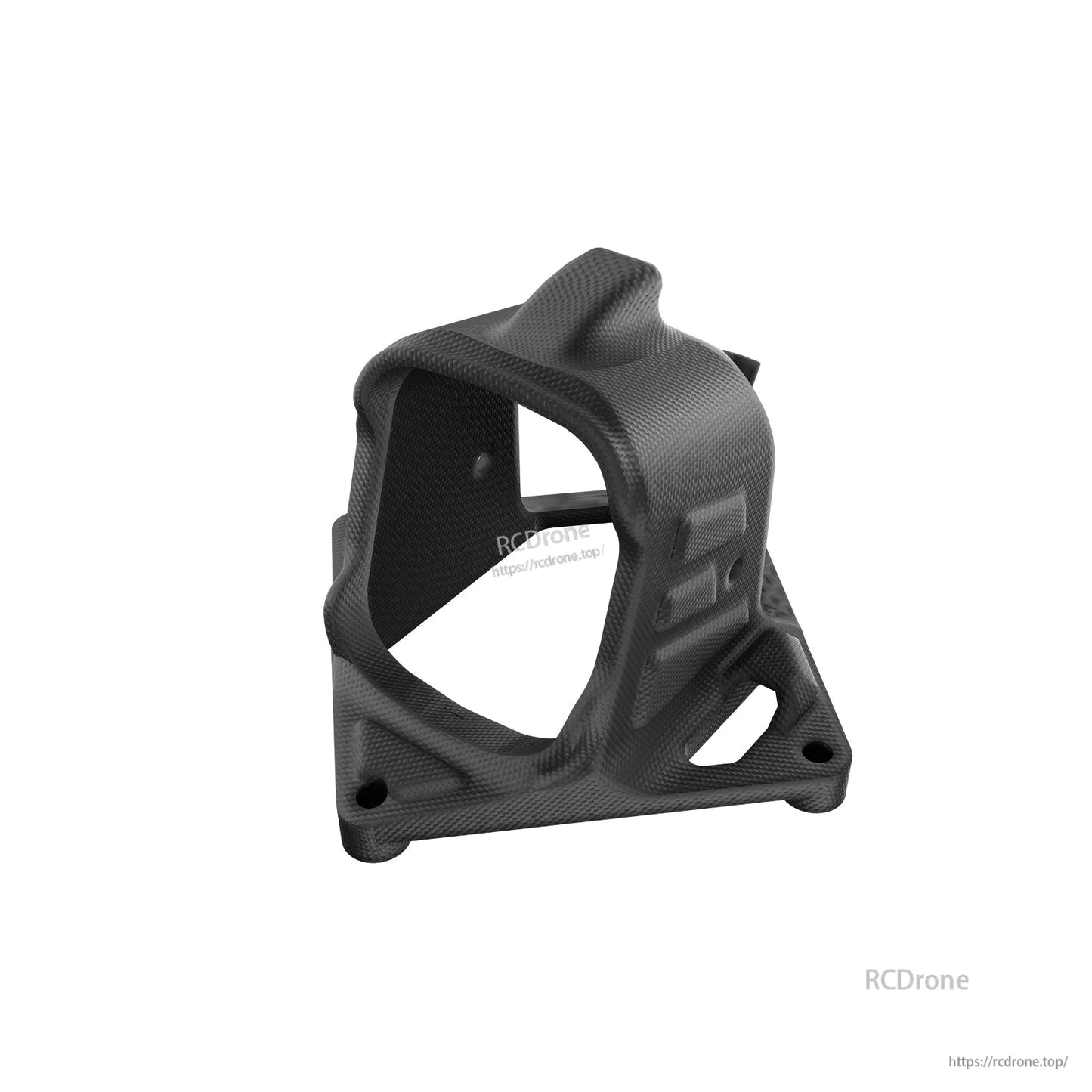 Firefly16/18 1S V3 FPV drone O4 canopy camera mount with carbon-look shell and base plate screw holes