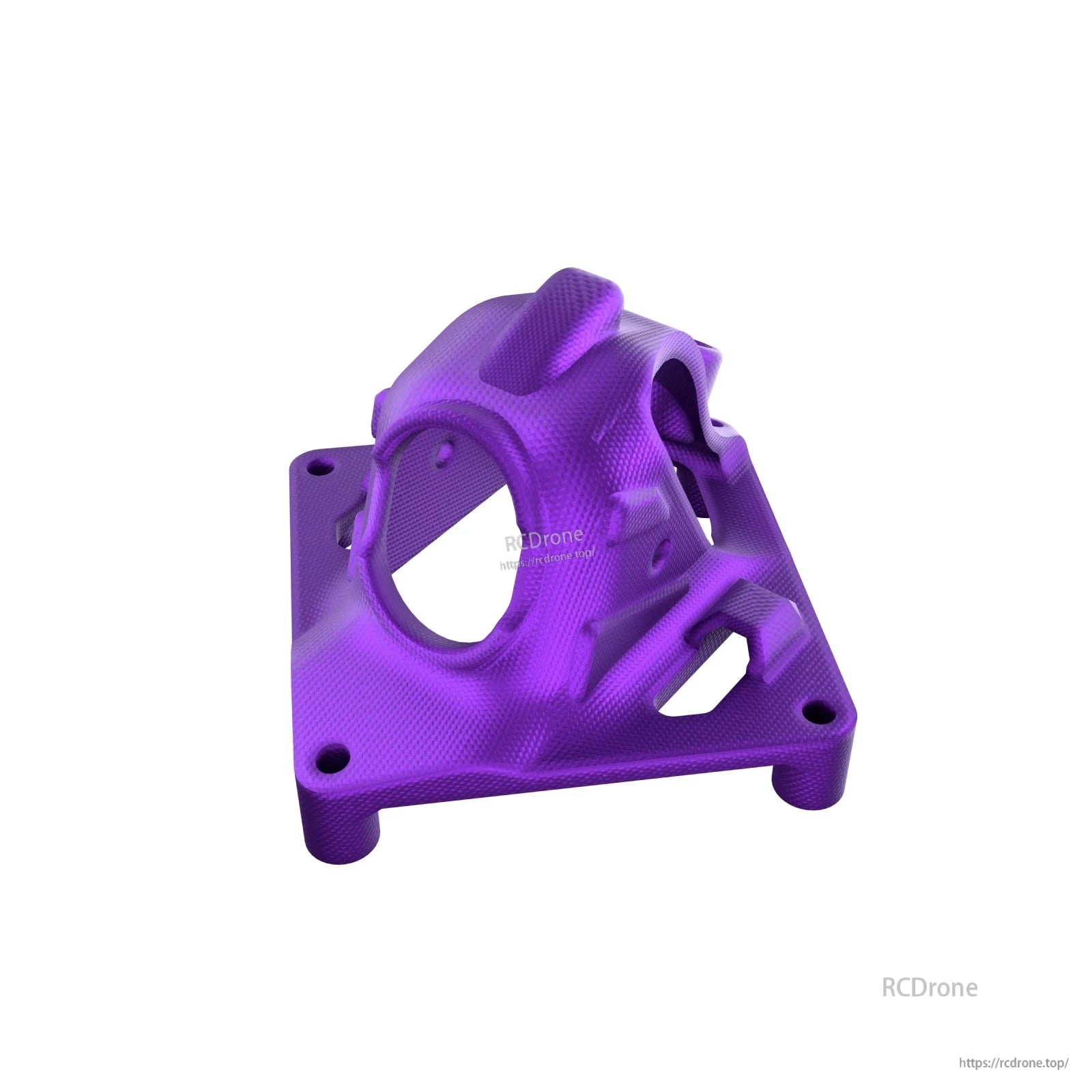 Purple Firefly16/18 1S V3 drone frame canopy part with wide camera opening and four mounting holes