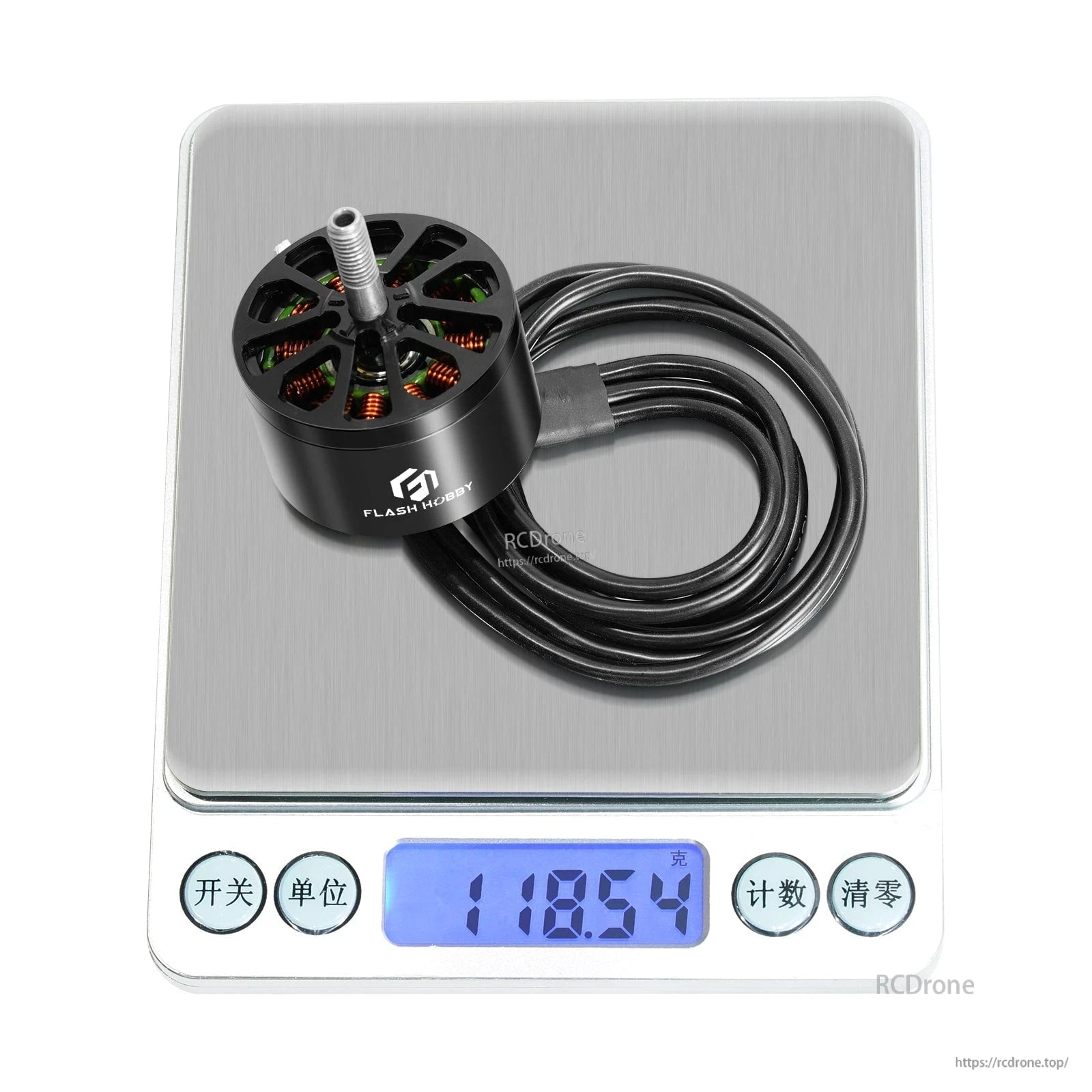 FlahHobby Arthur A3115 900KV Brushless Motor, Recommended prop sizes are 9-10 inches for optimal thrust-to-efficiency balance.