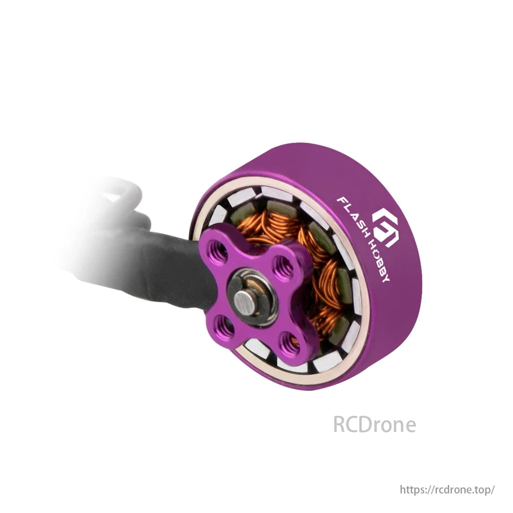 FlashHobby K1303 Motor, This motor supports 2S-4S LiPo setups and offers high thrust-to-weight ratios for racing and freestyle flying.