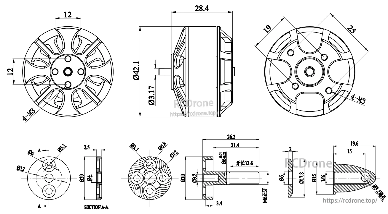 Flashhobby 3510 Brushless DC Motor